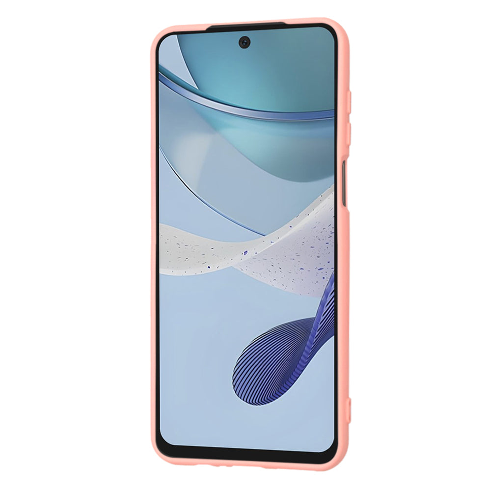 Tok a Motorola Moto G53-hoz, Techsuit, SoftFlex, Világos rózsaszín