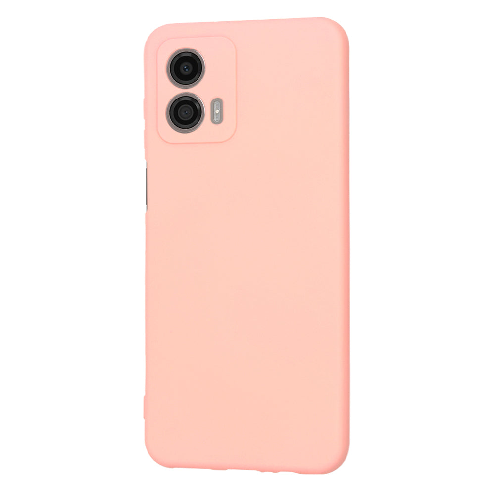Tok a Motorola Moto G53-hoz, Techsuit, SoftFlex, Világos rózsaszín