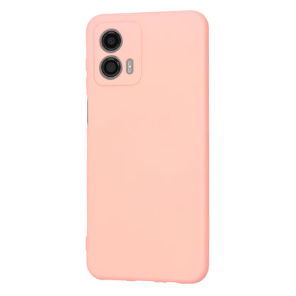 Tok a Motorola Moto G53-hoz, Techsuit, SoftFlex, Világos rózsaszín