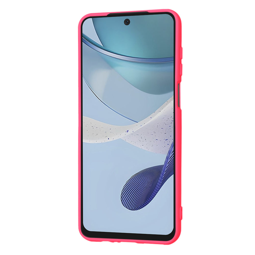 Tok a Motorola Moto G53-hoz, Techsuit, SoftFlex, Sötét rózsaszín