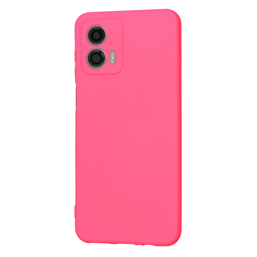 Tok a Motorola Moto G53-hoz, Techsuit, SoftFlex, Sötét rózsaszín