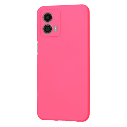 Tok a Motorola Moto G53-hoz, Techsuit, SoftFlex, Sötét rózsaszín