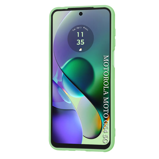 Tok Motorola Moto G54-hez, Techsuit, SoftFlex, Világoszöld