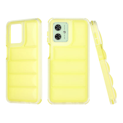 Tok a Motorola Moto G54-hez, Techsuit, Wave Shield, sárga