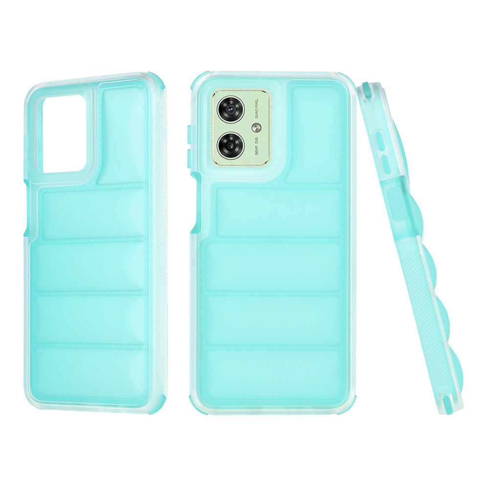 Tok a Motorola Moto G54-hez, Techsuit, Wave Shield, Türkiz