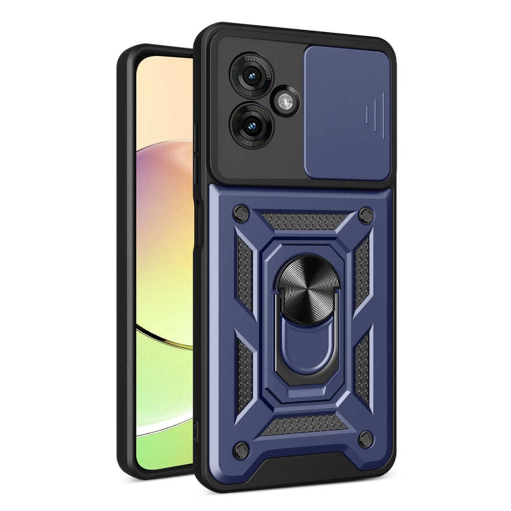 Tok Motorola Moto G55-hez, Techsuit, CamShield, Kék
