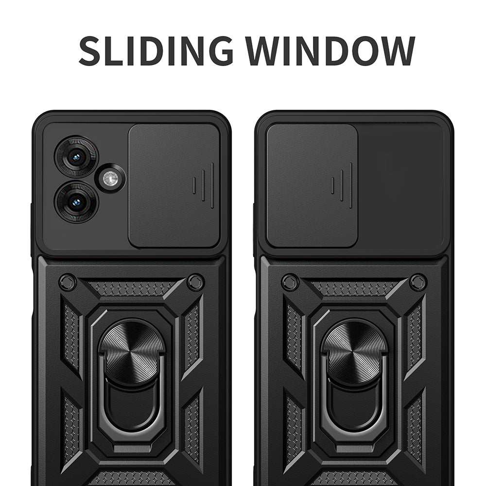 Tok Motorola Moto G55-hez, Techsuit, CamShield, Zöld