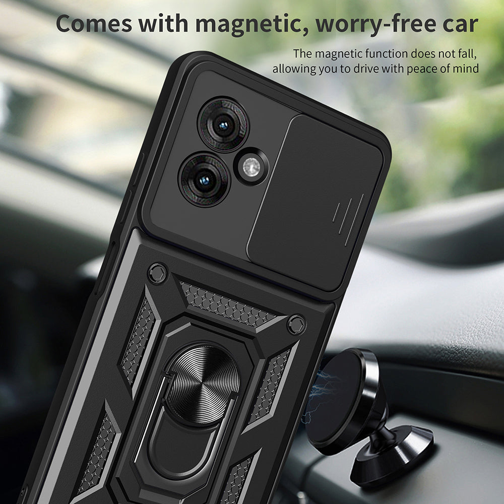 Tok Motorola Moto G55-hez, Techsuit, CamShield, Zöld