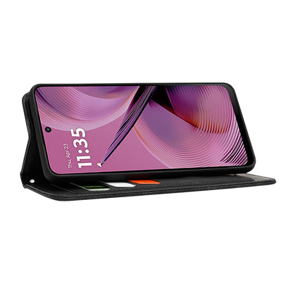 Case for Motorola Moto G55, Techsuit, FlipCraft, Black