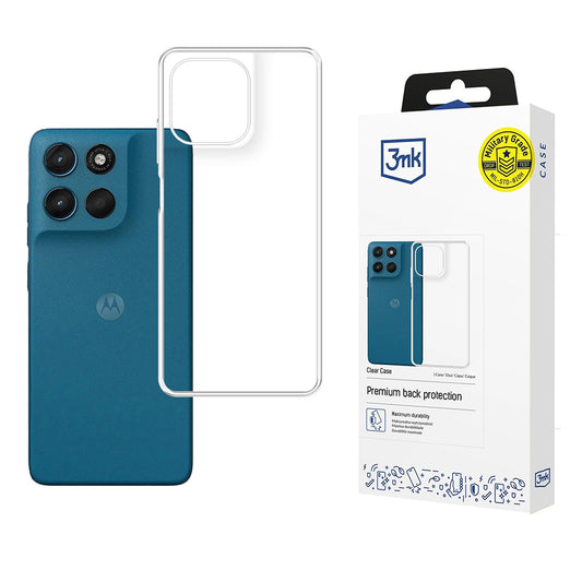 Tok Motorola Moto G57 Powerhoz, 3MK, Átlátszó, Áttetsző