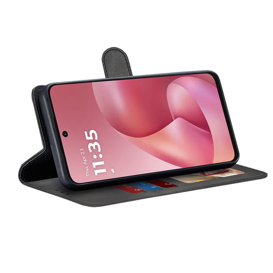 Tok Motorola Moto G67 Power / G57 Power készülékhez, Techsuit, Diary Book, Fekete