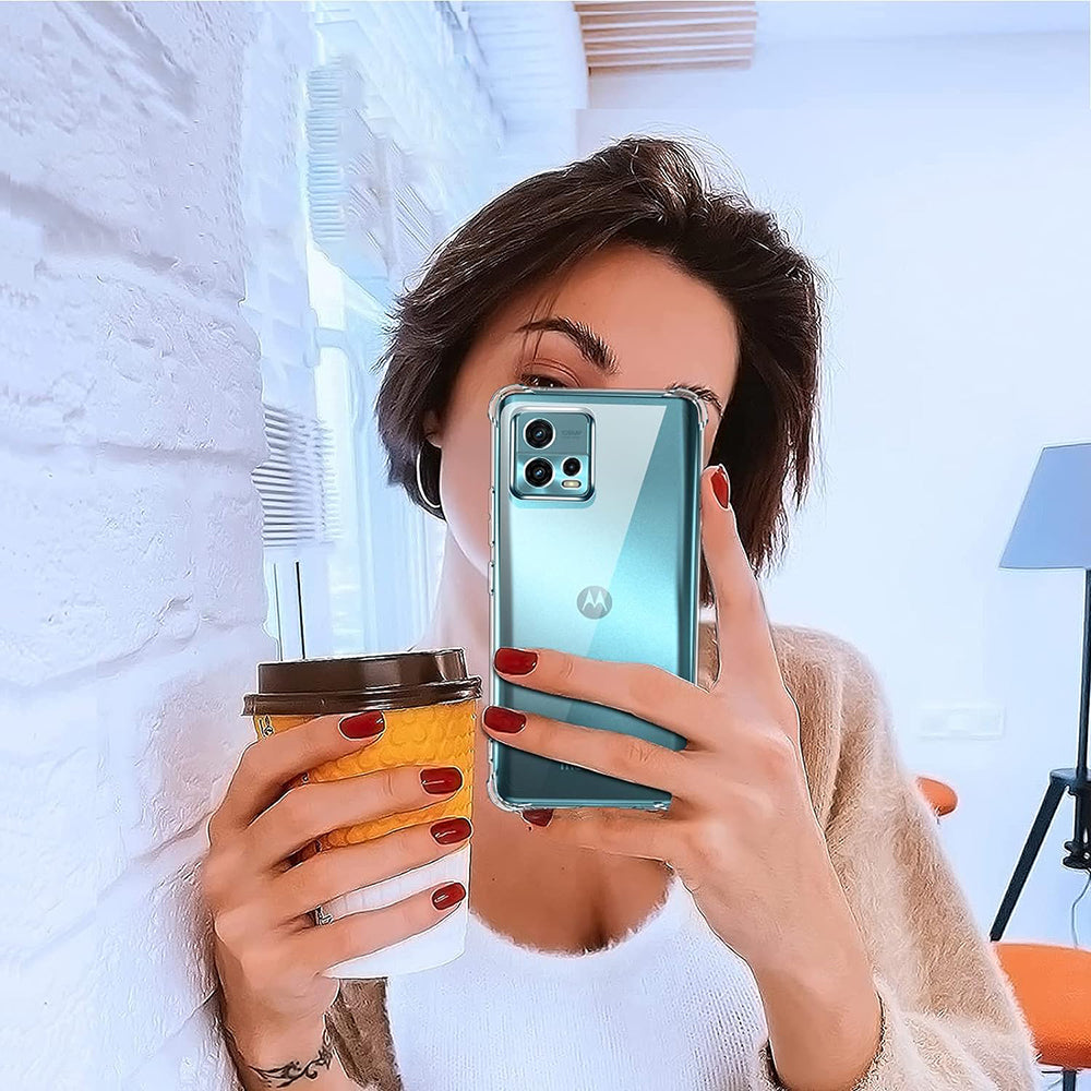 Tok a Motorola Moto G72-hez, Techsuit, Ütésálló Átlátszó, Átlátszó