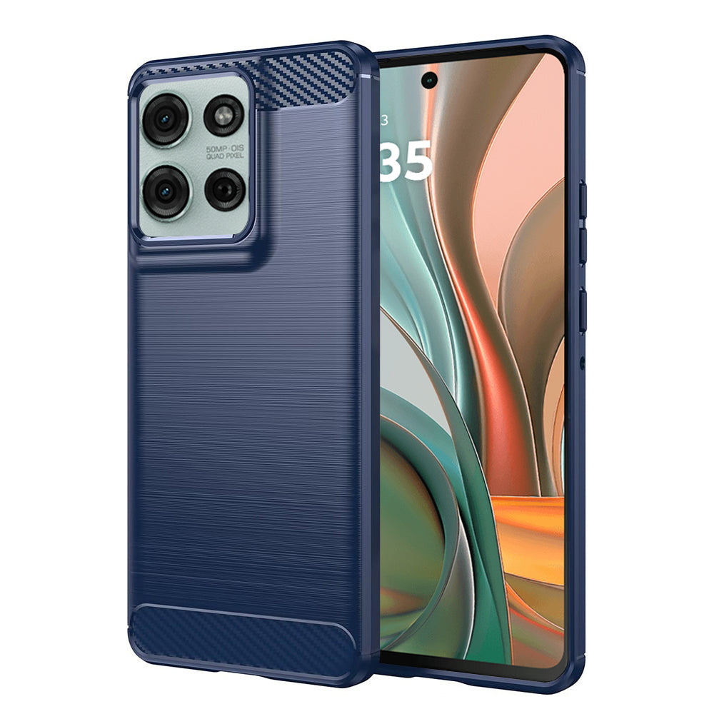 Tok a Motorola Moto G75-hez, Techsuit, karbon, kék