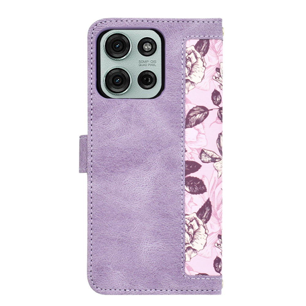 Tok a Motorola Moto G75-hez, Techsuit, FlipCraft, Lila