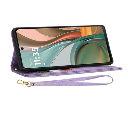 Tok a Motorola Moto G75-hez, Techsuit, FlipCraft, Lila
