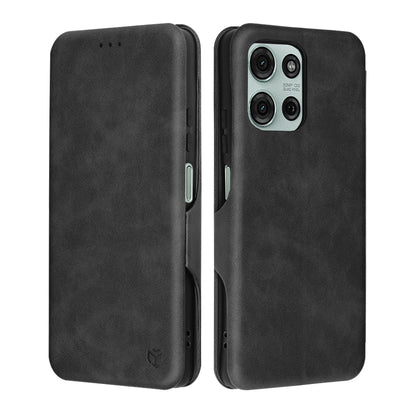 Tok a Motorola Moto G75-hez, Techsuit, Safe Wallet Plus, Fekete