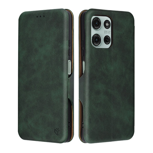 Tok a Motorola Moto G75-hez, Techsuit, Safe Wallet Plus, Zöld