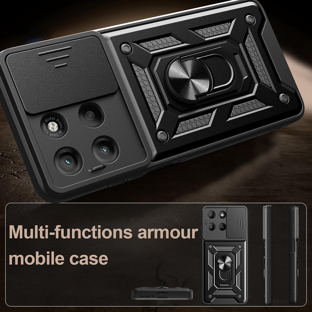 Tok Motorola Moto G77 / G67 készülékhez, Techsuit, CamShield, Kék