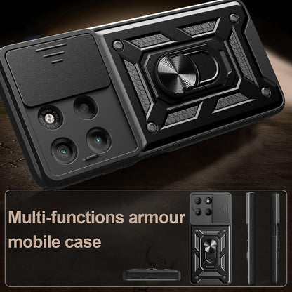Tok Motorola Moto G77 / G67 készülékhez, Techsuit, CamShield, Kék