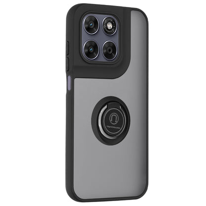 Tok Motorola Moto G77 / G67-hez, Techsuit, Glinth, Fekete