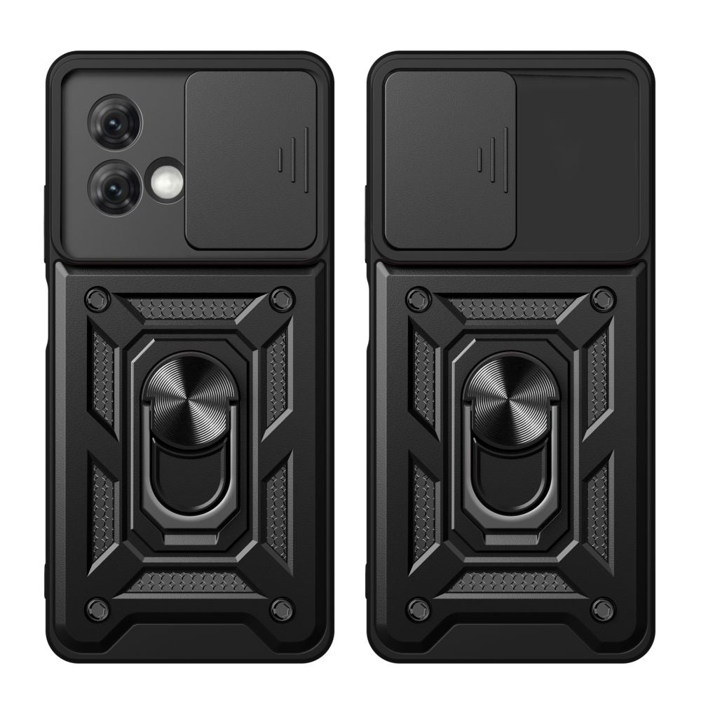 Tok Motorola Moto G84-hez, Techsuit, CamShield, Fekete