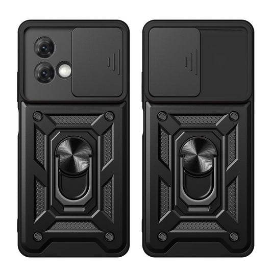 Tok Motorola Moto G84-hez, Techsuit, CamShield, Fekete