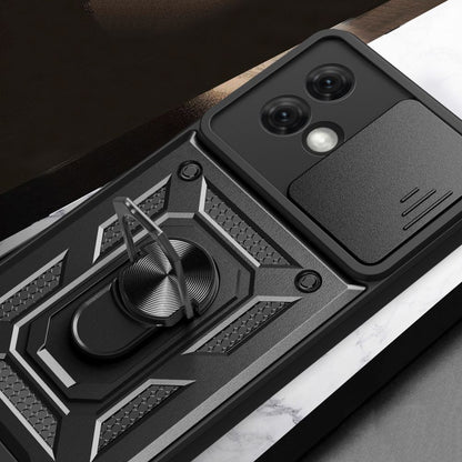 Tok Motorola Moto G84-hez, Techsuit, CamShield, Fekete