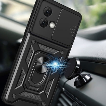 Tok Motorola Moto G84-hez, Techsuit, CamShield, Fekete