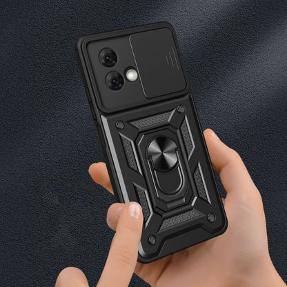 Tok Motorola Moto G84-hez, Techsuit, CamShield, Fekete