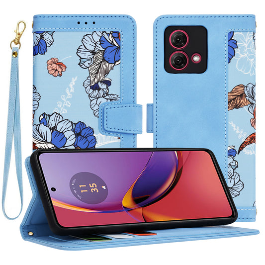 Tok a Motorola Moto G84-hez, Techsuit, FlipCraft, Kék