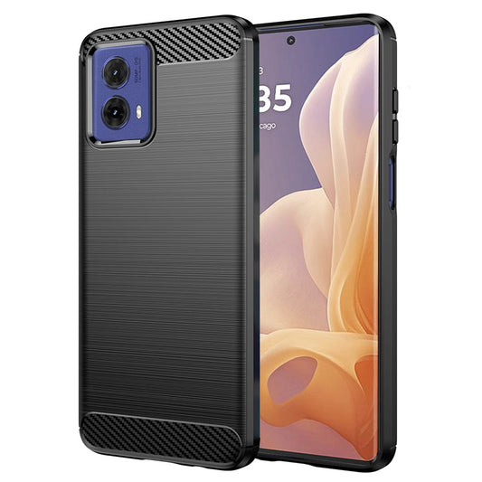 Tok Motorola Moto G85-hez, Techsuit, Karbon, Fekete