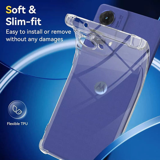 Tok a Motorola Moto G85-hez, Techsuit, Ütésálló Átlátszó, Átlátszó