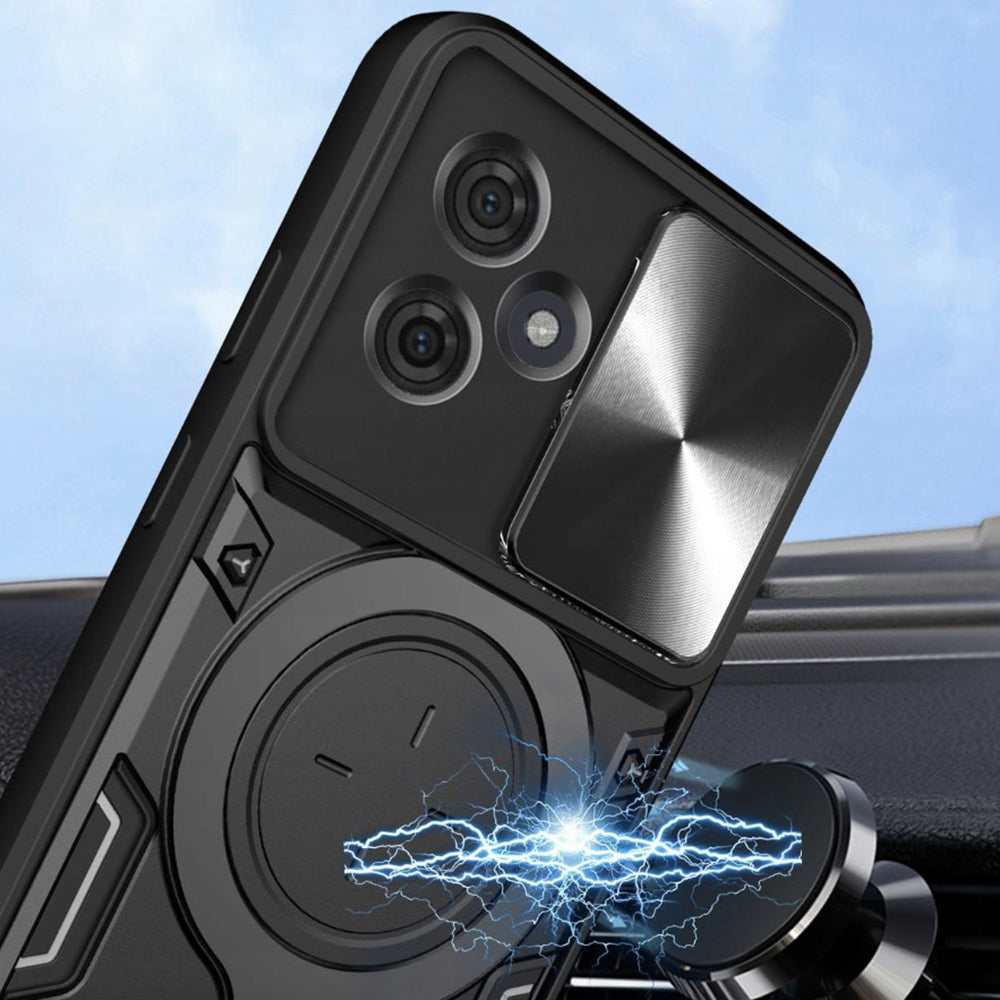 Tok a Motorola Moto G86 Power készülékhez, Techsuit, CamGuard Pro, Fekete