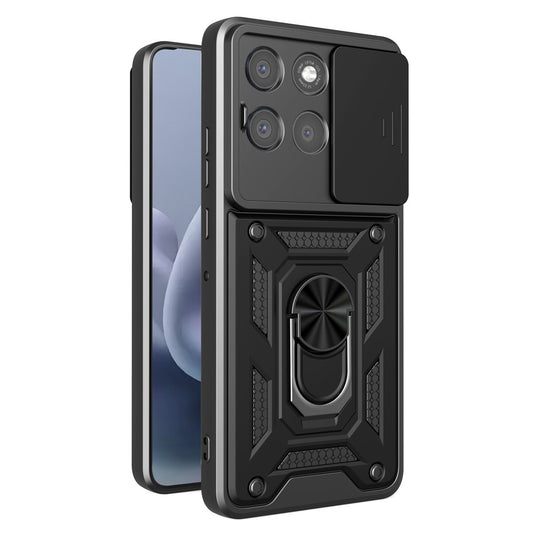 Tok a Motorola Moto G86 Power készülékhez, Techsuit, CamShield, fekete