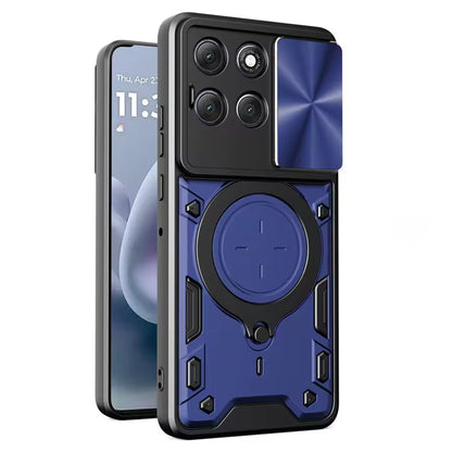Tok Motorola Moto G86-hoz, Techsuit, CamGuard Pro, Kék
