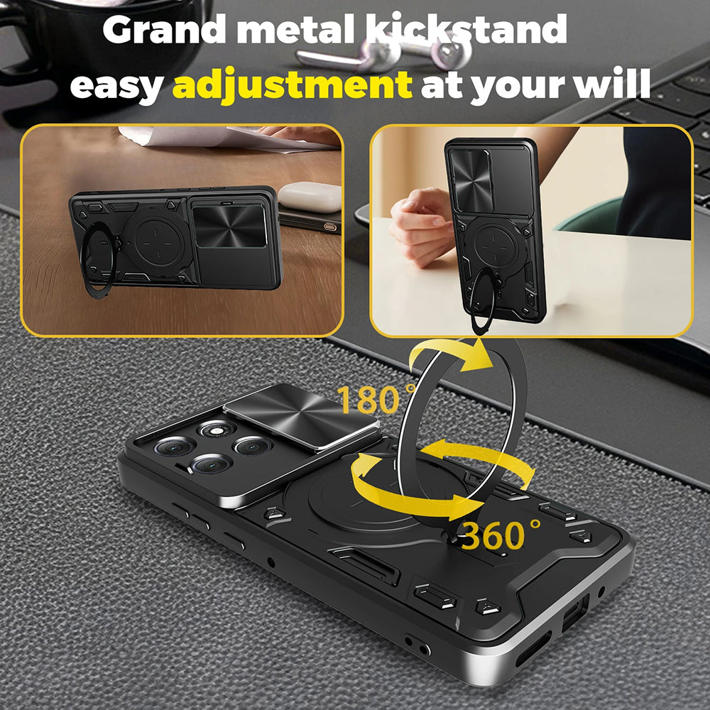 Tok Motorola Moto G86-hoz, Techsuit, CamGuard Pro, Kék