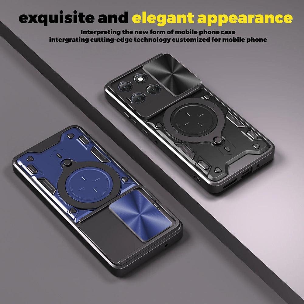 Tok Motorola Moto G86-hoz, Techsuit, CamGuard Pro, Kék