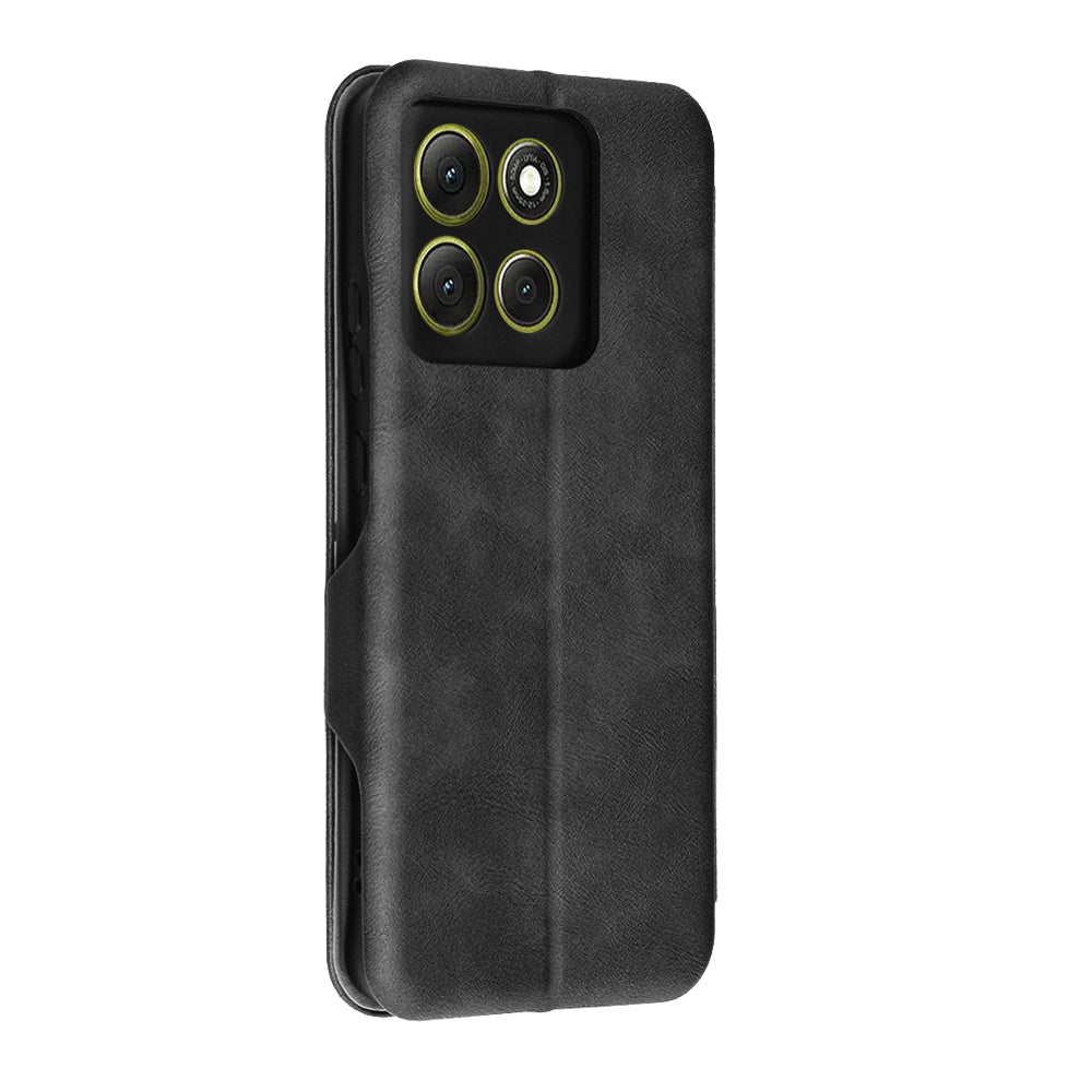 Tok Motorola Moto G86-hoz, Techsuit, Safe Wallet Plus, Fekete
