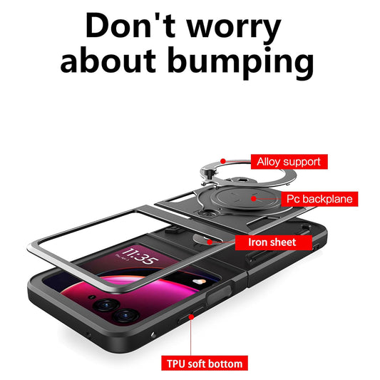 Tok a Motorola Razr 50 Ultra készülékhez, Techsuit, CamGuard Pro, Fekete