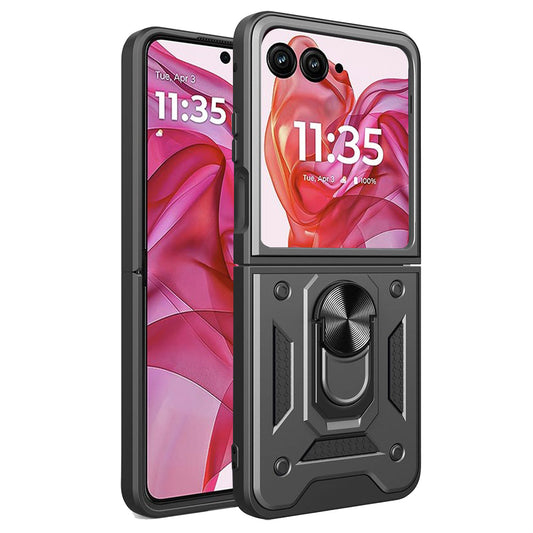 Tok a Motorola Razr 50 Ultra készülékhez, Techsuit, CamShield, Fekete