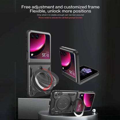 Tok Motorola Razr 60 / Razr 50-hez, Techsuit, CamGuard Pro, Fekete