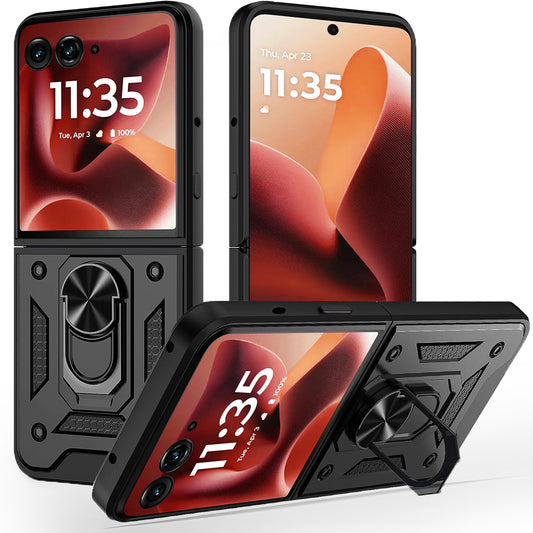 Tok a Motorola Razr 60 Ultra készülékhez, Techsuit, CamShield, Fekete