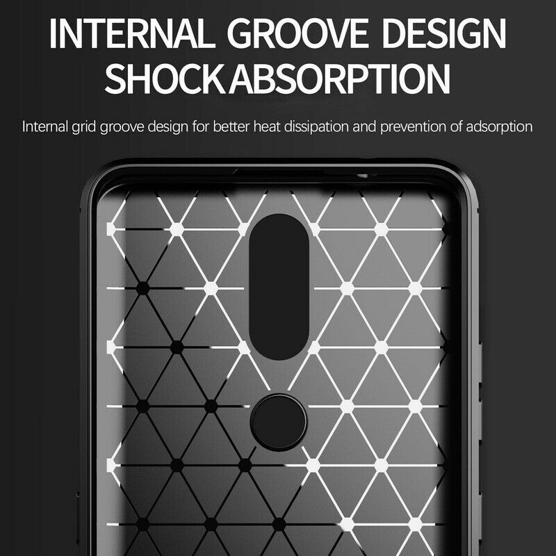 Tok Nokia 2.4-hez, Techsuit, karbon, fekete