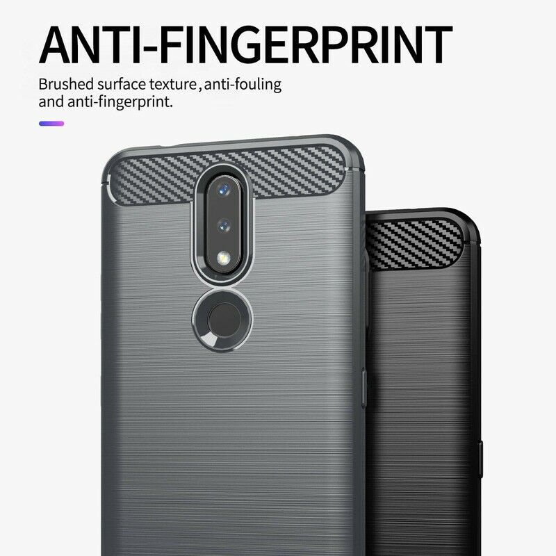 Tok Nokia 2.4-hez, Techsuit, karbon, fekete