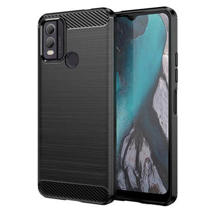 Tok Nokia C22-hez, Techsuit, karbon, fekete