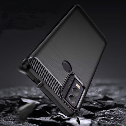 Tok Nokia C22-hez, Techsuit, karbon, fekete