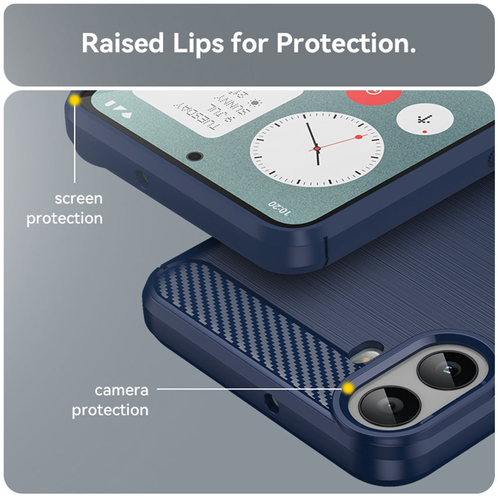 Tok a Nothing CMF Phone 1-hez, Techsuit, karbon, kék