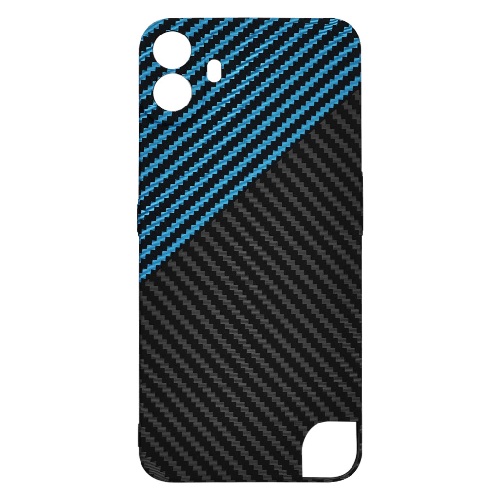 Tok a Nothing CMF Phone 1-hez, Techsuit, Carbonite FiberShell, Fekete Kék