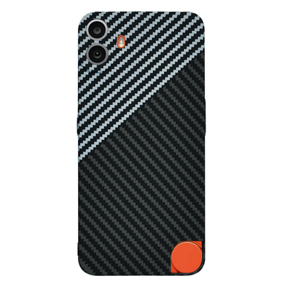 Tok a Nothing CMF Phone 1-hez, Techsuit, Carbonite FiberShell, Fekete Szürke