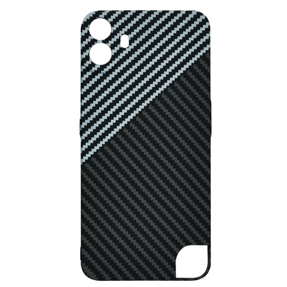 Tok a Nothing CMF Phone 1-hez, Techsuit, Carbonite FiberShell, Fekete Szürke